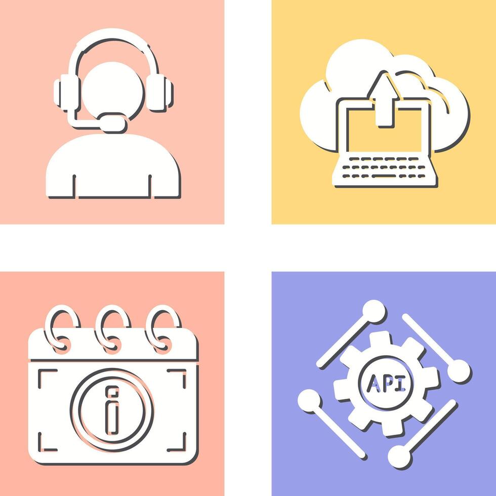 Helpline and backup Icon vector