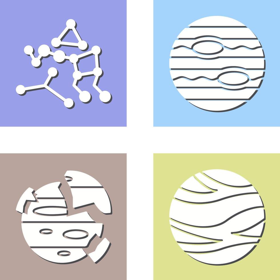 ursa major and neptune Icon vector