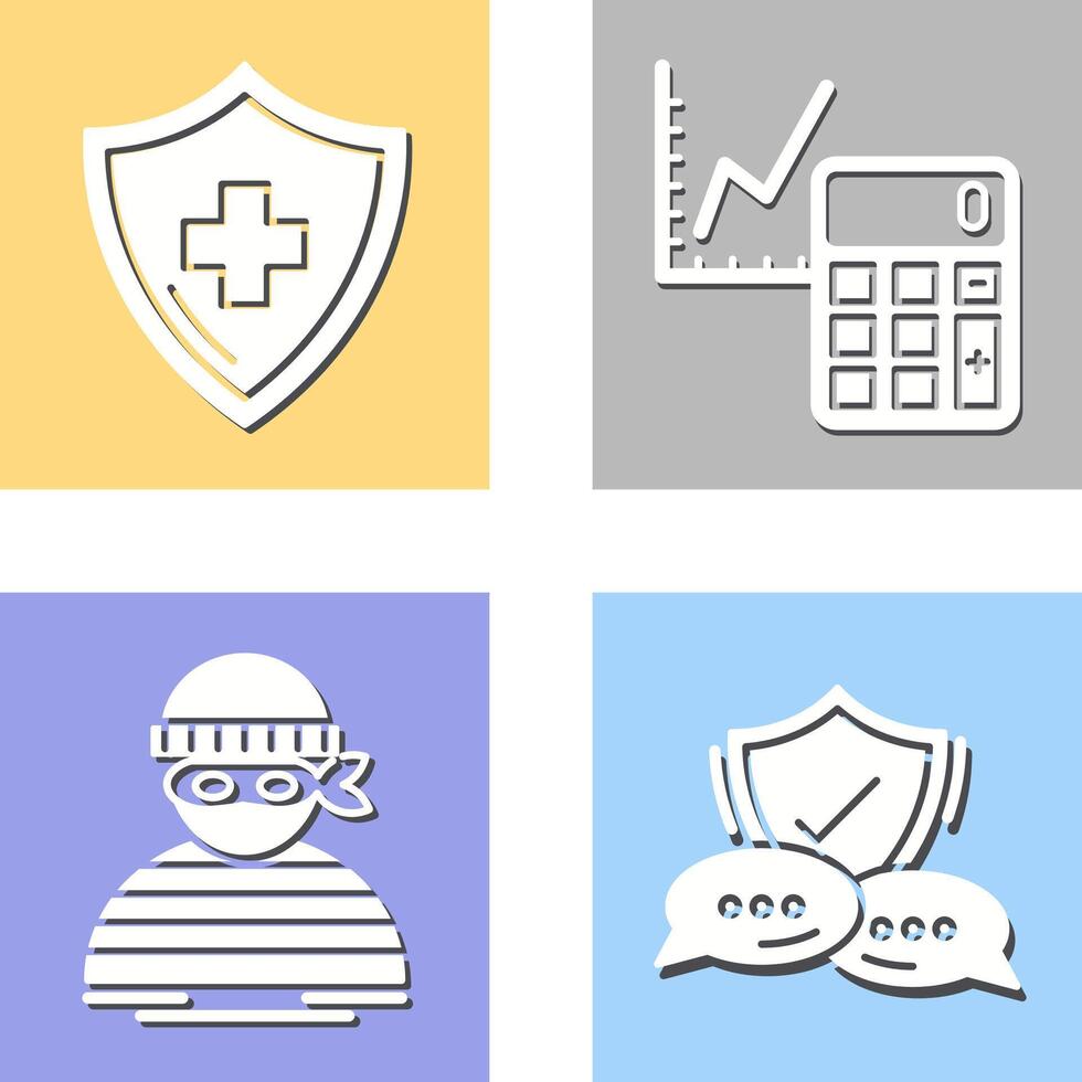 Accounting and Health Icon vector