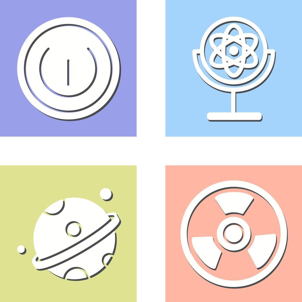 Gyroscope and Power Icon vector