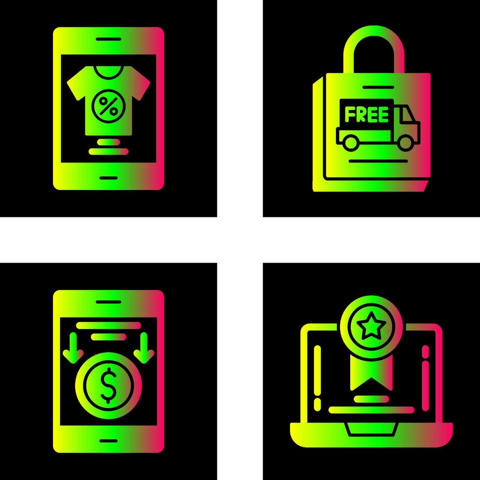 Discount and Delivery Icon vector