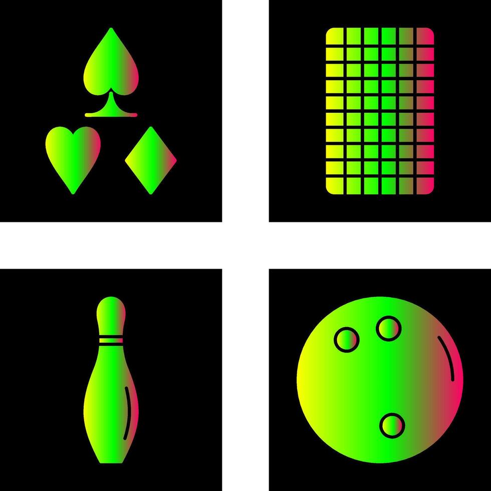 card suits and card backward Icon vector