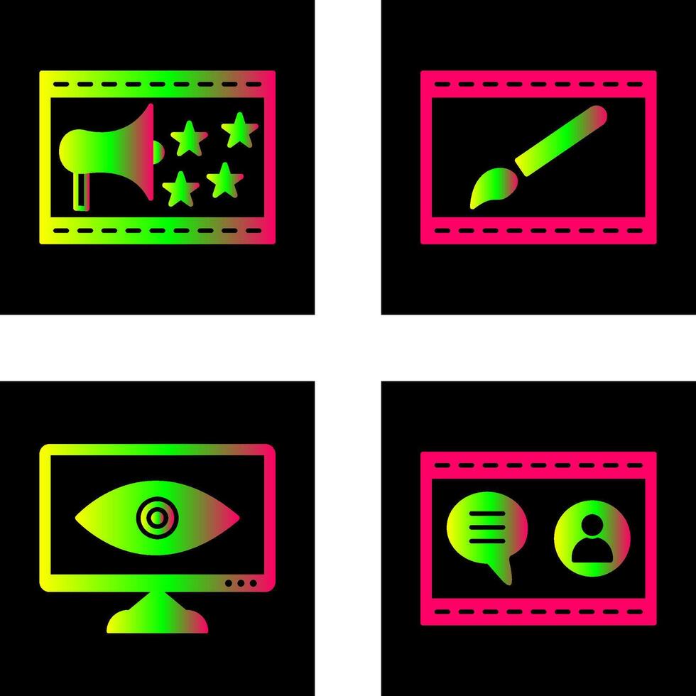 Website Promotion and Website Design Icon vector