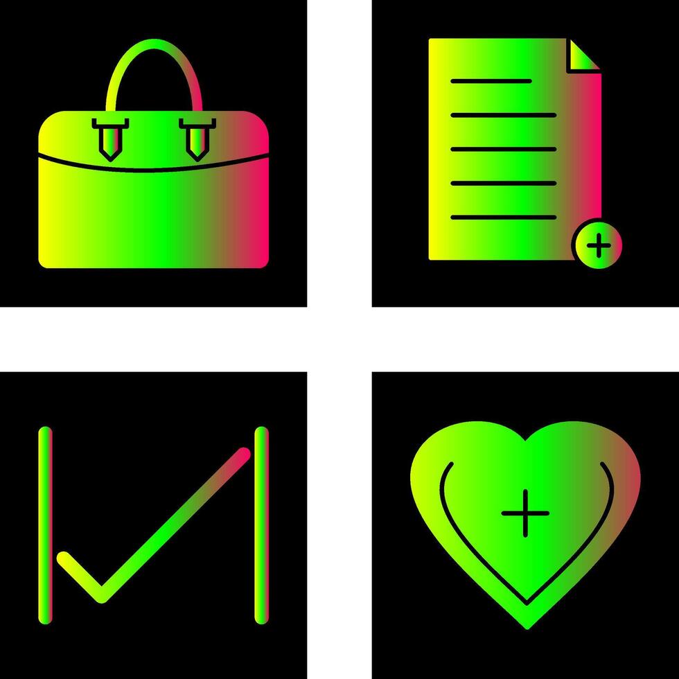 add file and case Icon vector
