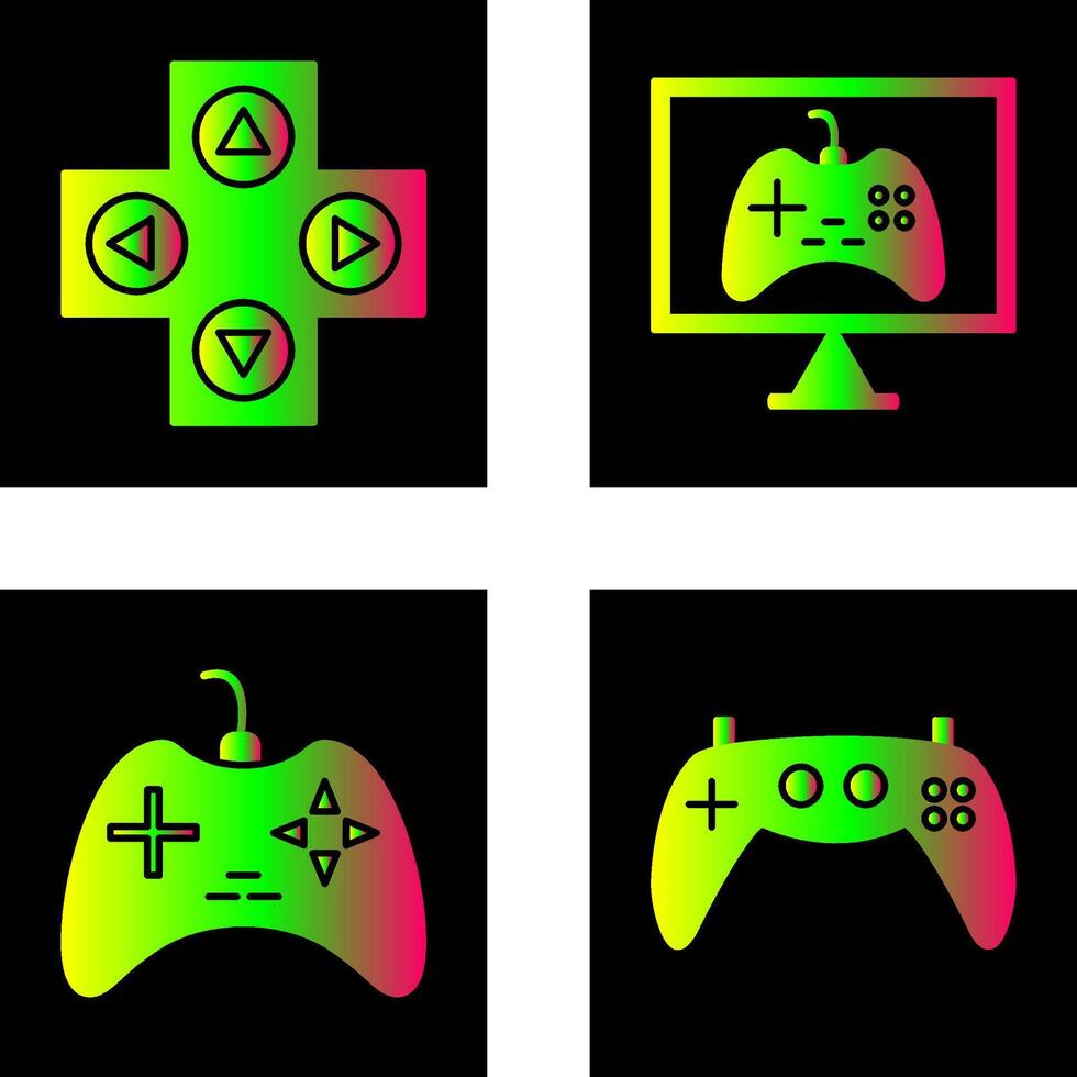 juego de azar controlar y en línea juegos icono vector