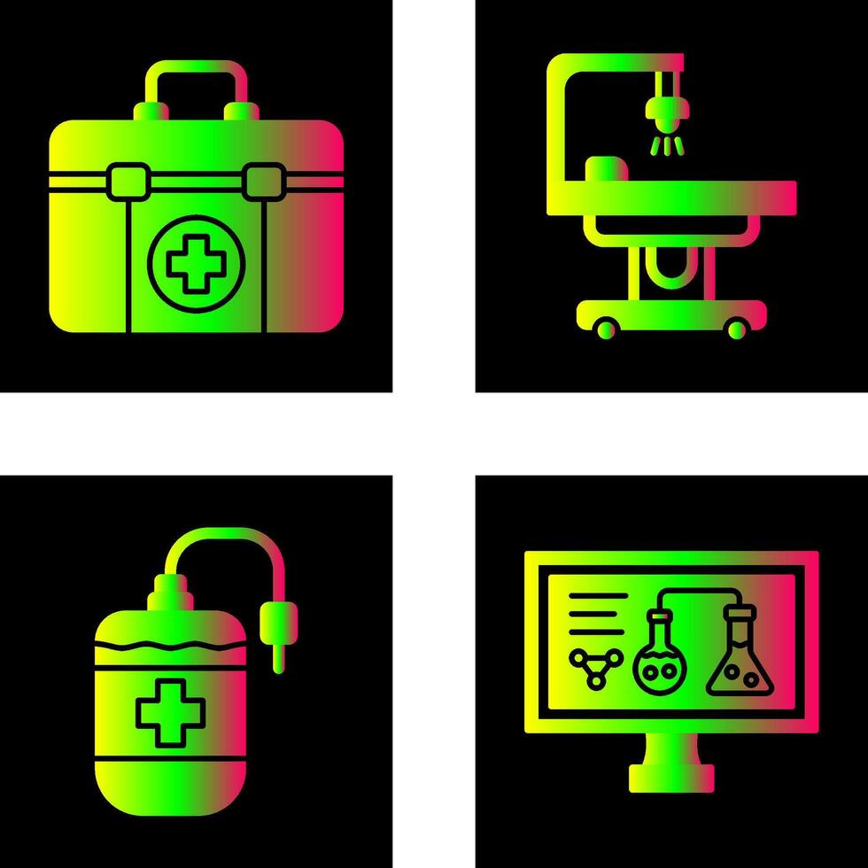 First Aid Kit and operating Room Icon vector