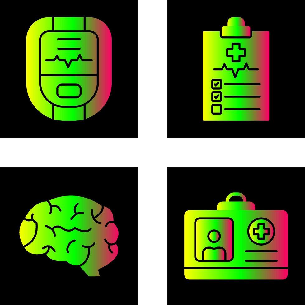 Oximeter and Medical Icon vector