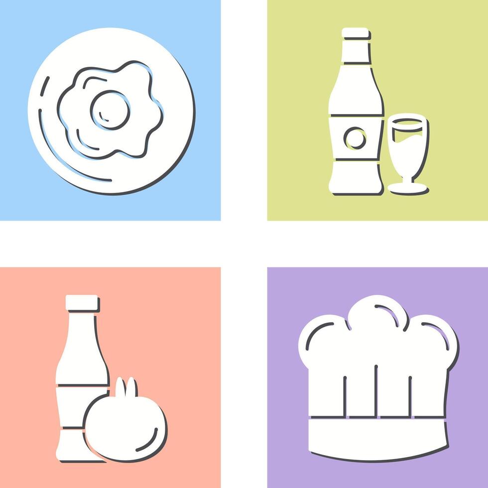 Breakfast and Bear Icon vector