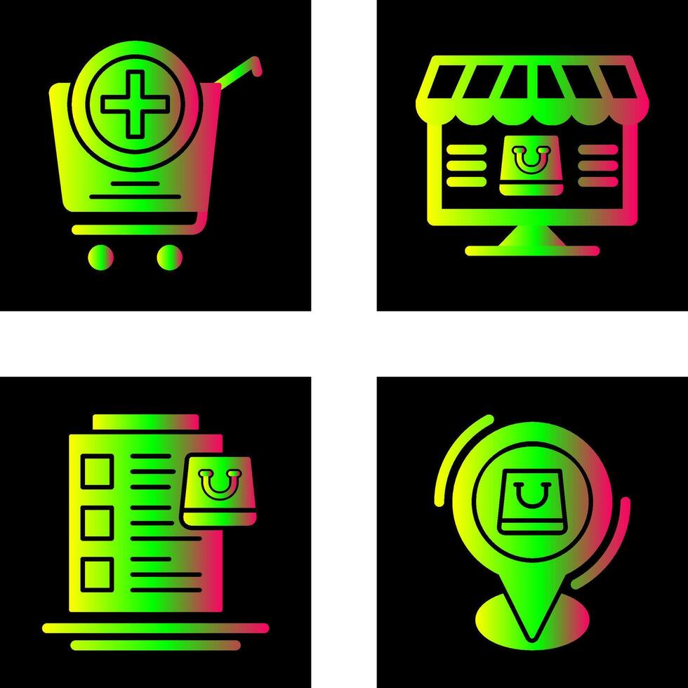 Add to Cart and Online Shopping Icon vector
