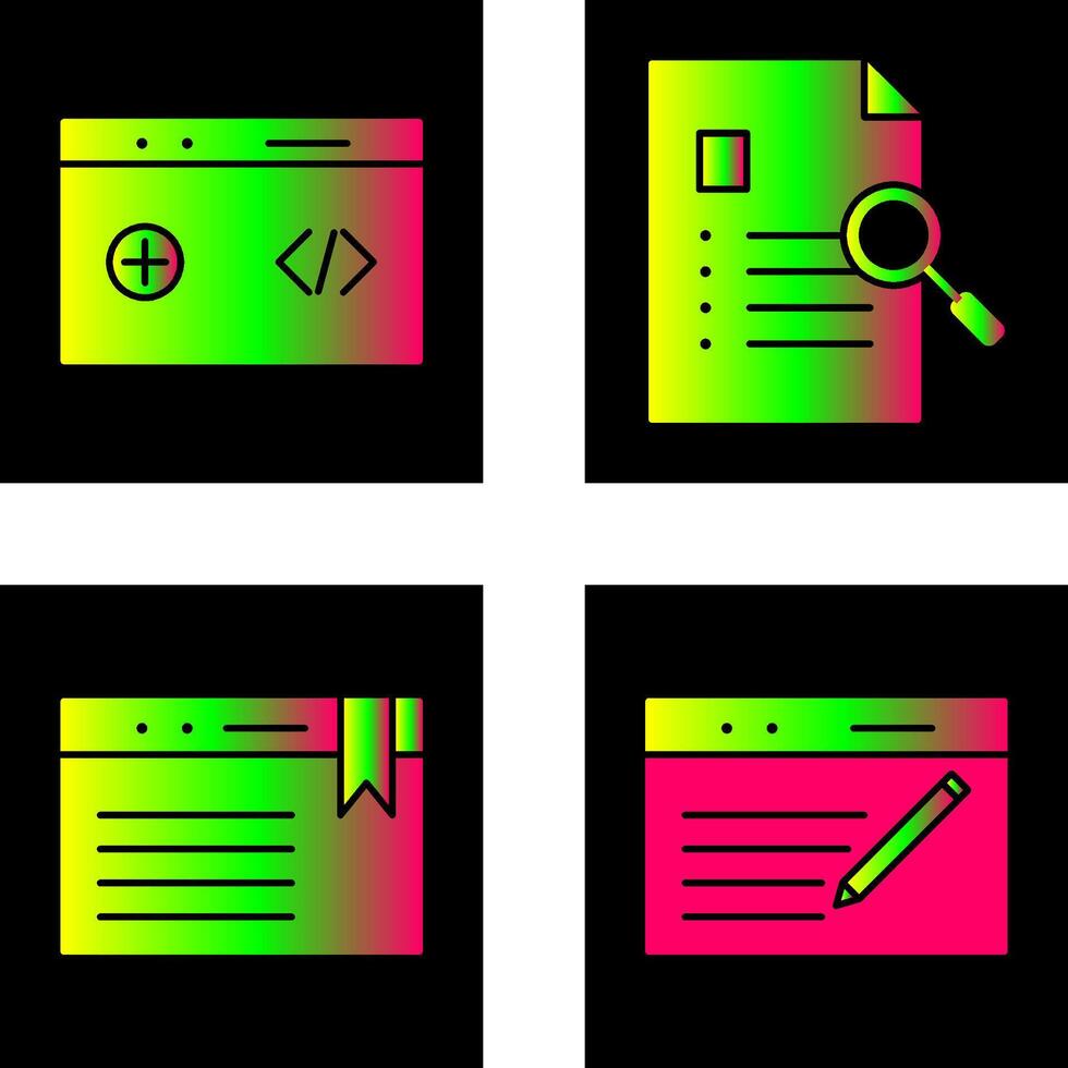 clean code and case study Icon vector