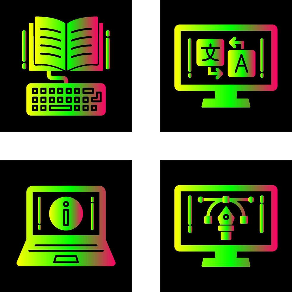 Study and Language Icon vector