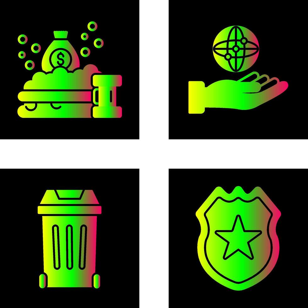 Money Laundering and Management Icon vector