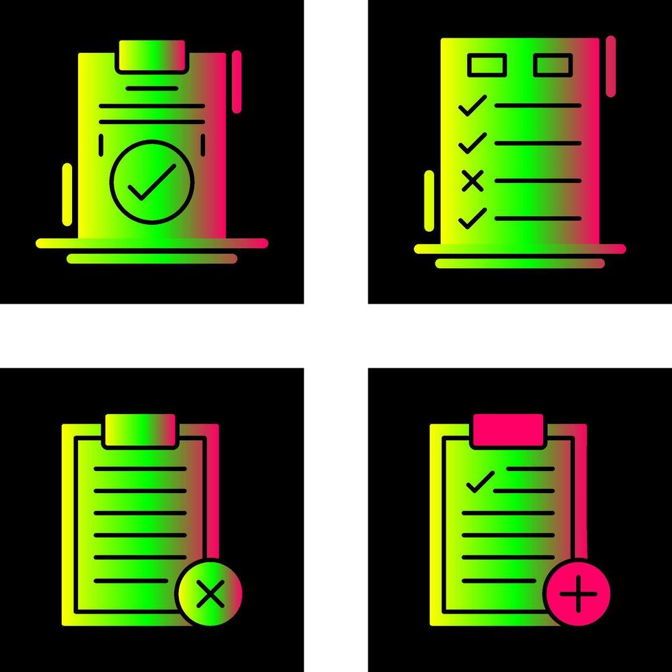 Today to Done Check List and Checkmark Icon vector