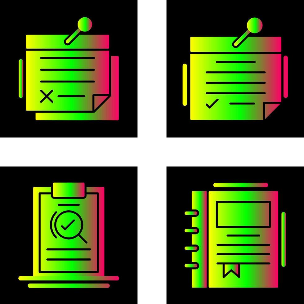 Note and Note Icon vector