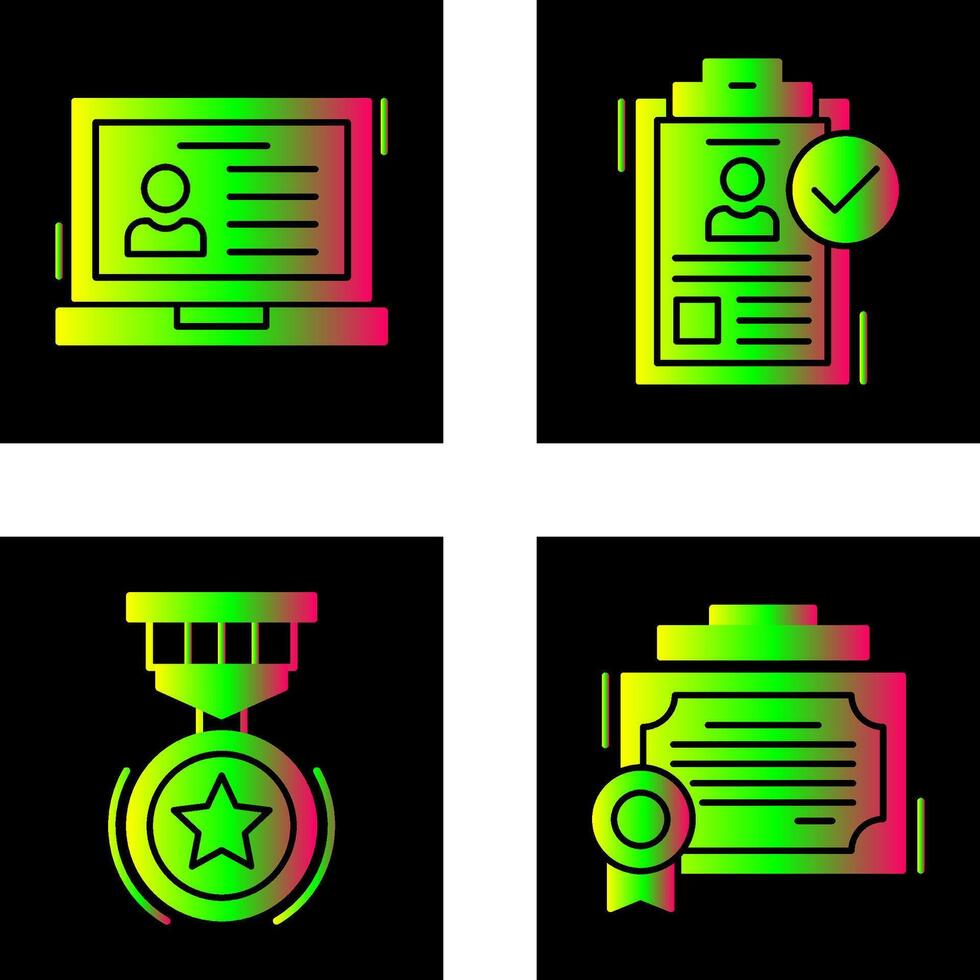 Laptop and Hire Icon vector