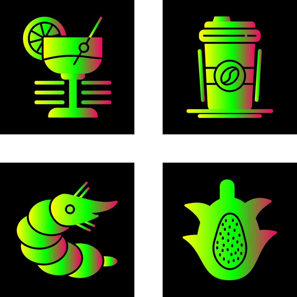 Martini and Coffee Cup Icon vector