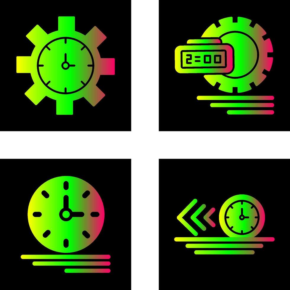 Time Management and Time Management Icon vector