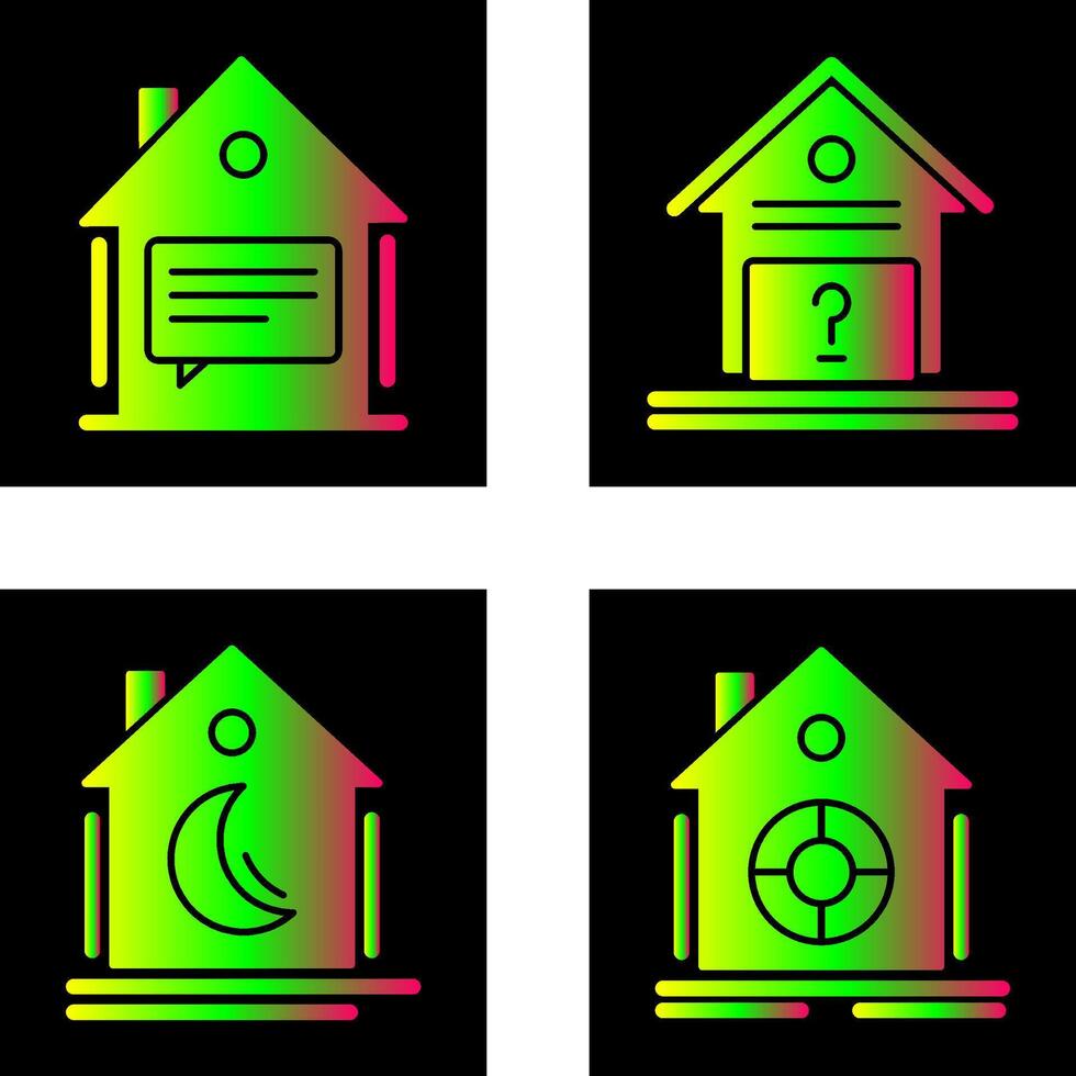 Message and Unknown Icon vector