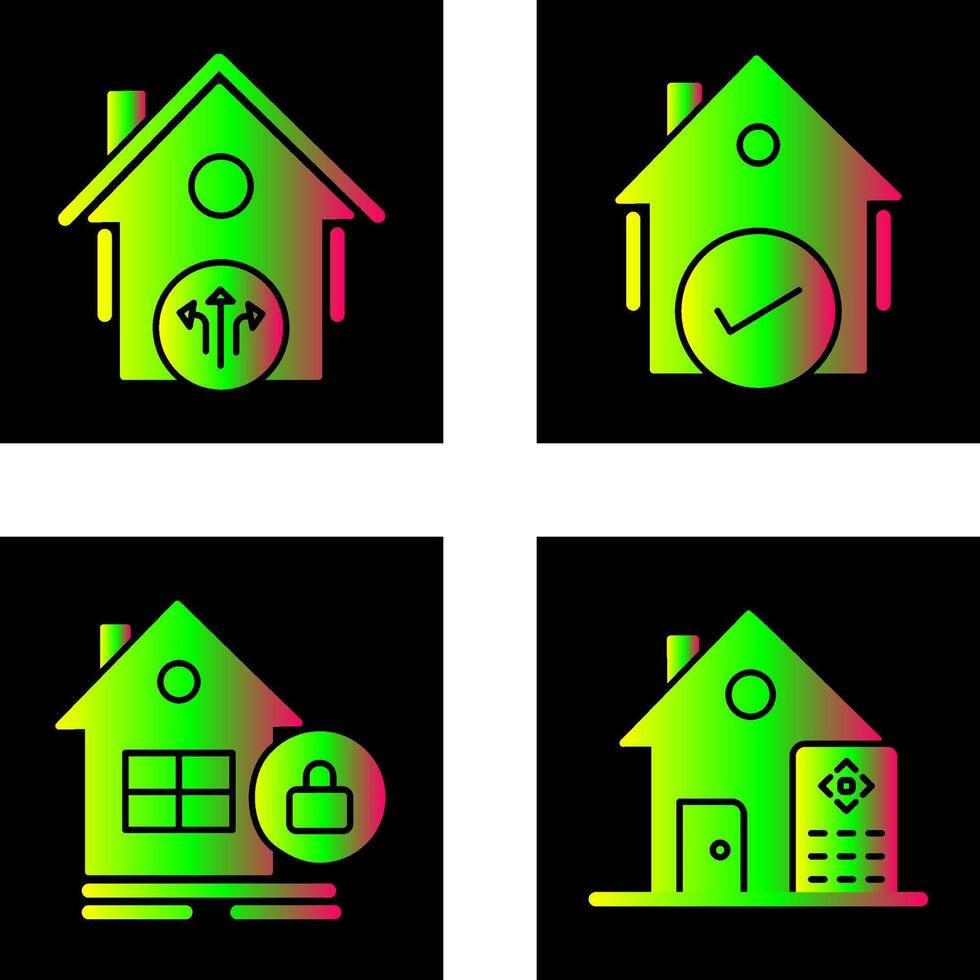 Vent and Houses Icon vector