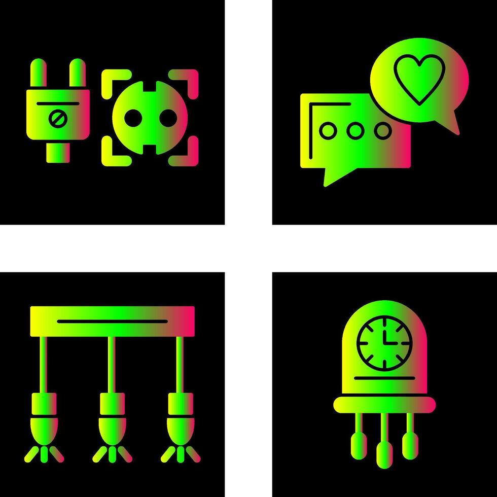 Socket and Chat Icon vector
