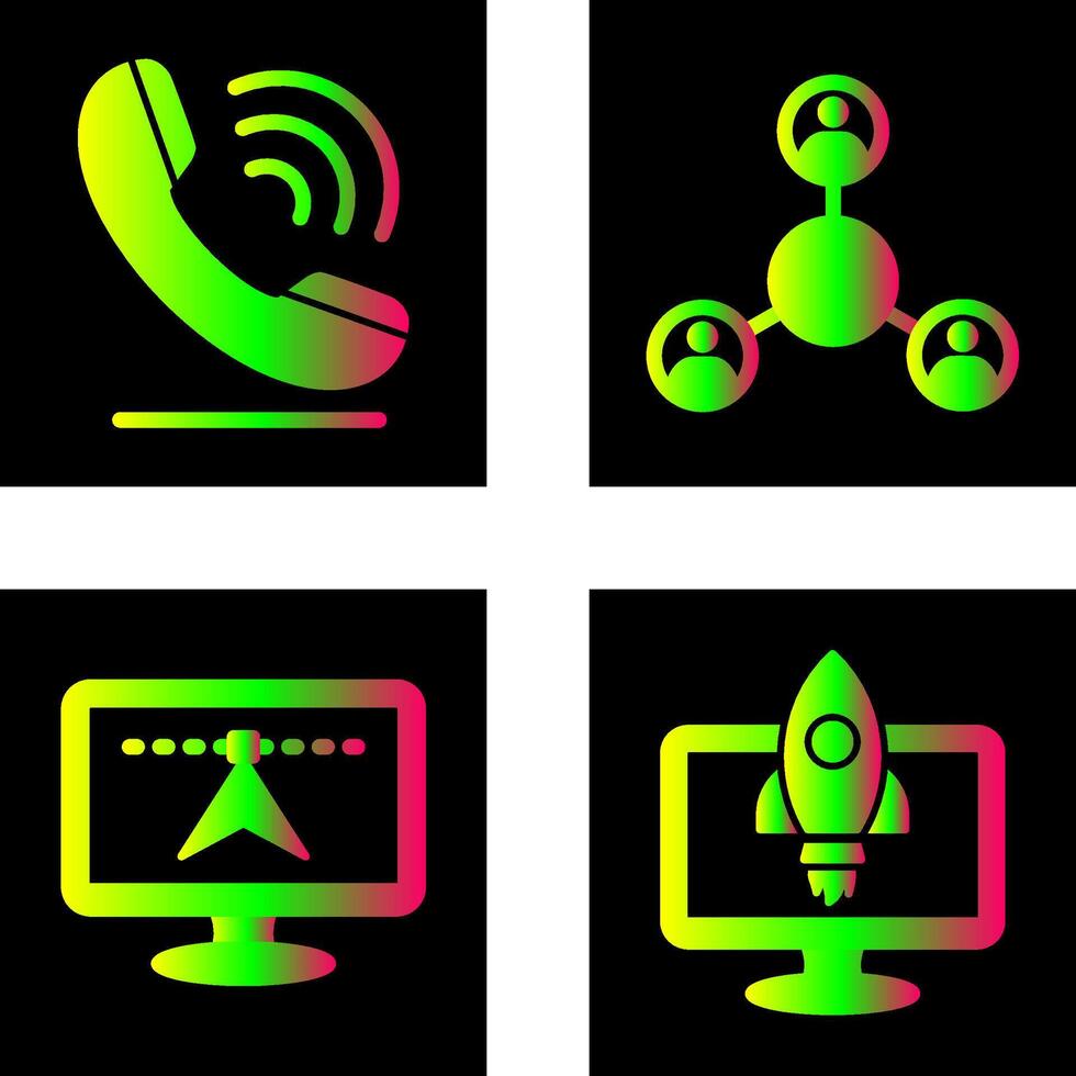 Phone and Share Icon vector