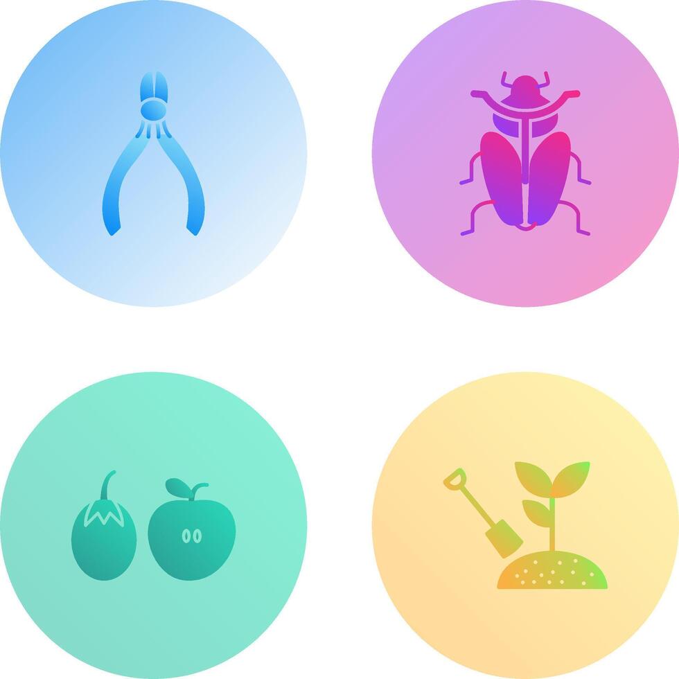 Cutter and Insect Icon vector