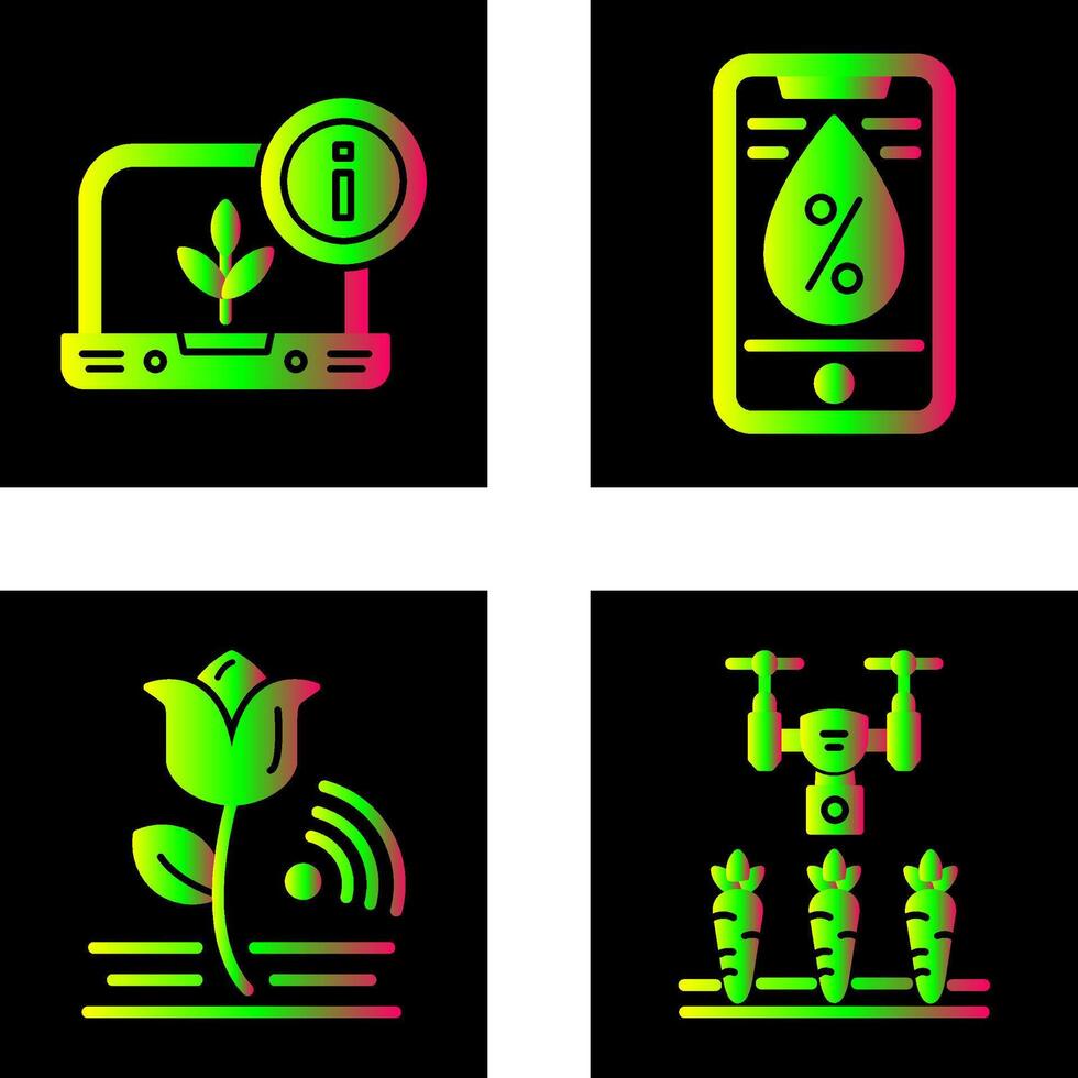 Information and Water Icon vector