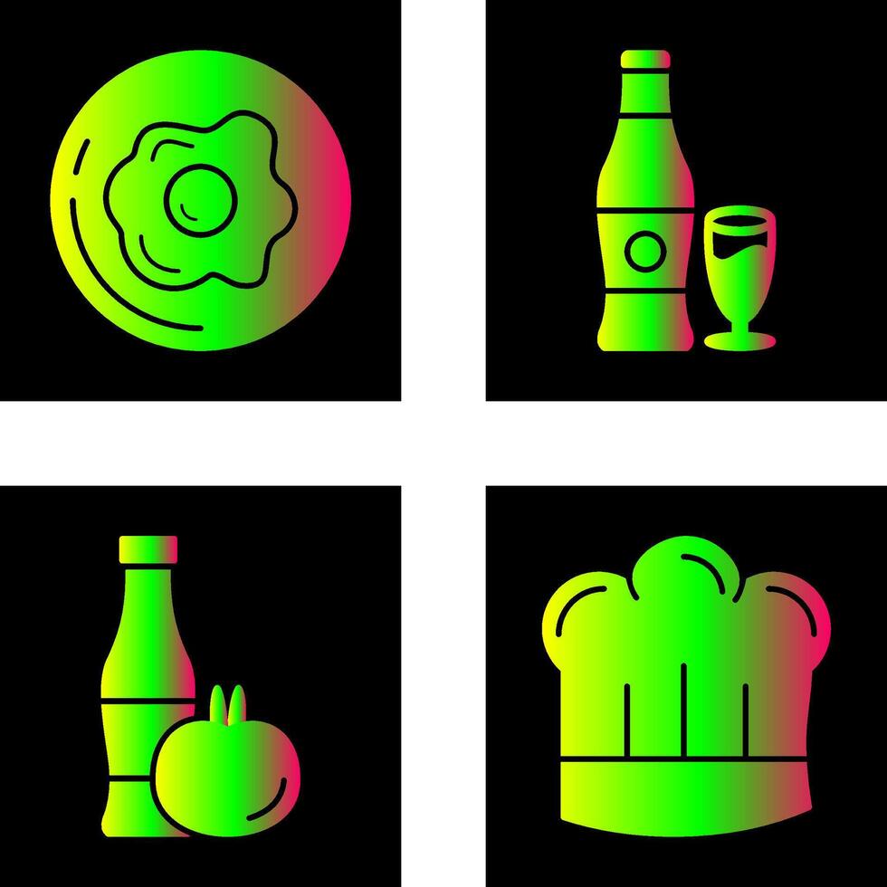Breakfast and Bear Icon vector