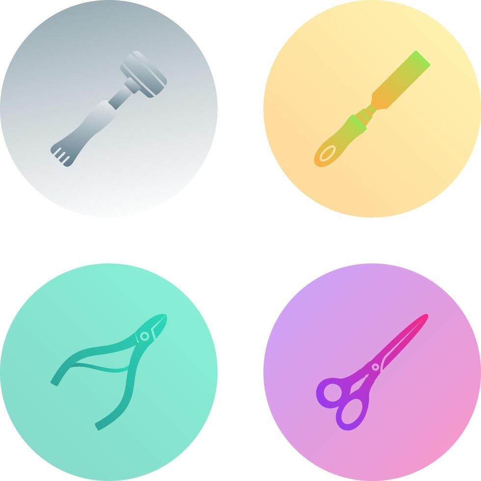 Sledgehmmer and Chisel Icon vector