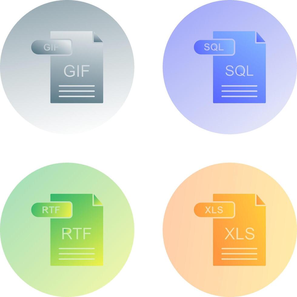 GIF and SQL Icon 44690317 Vector Art at Vecteezy