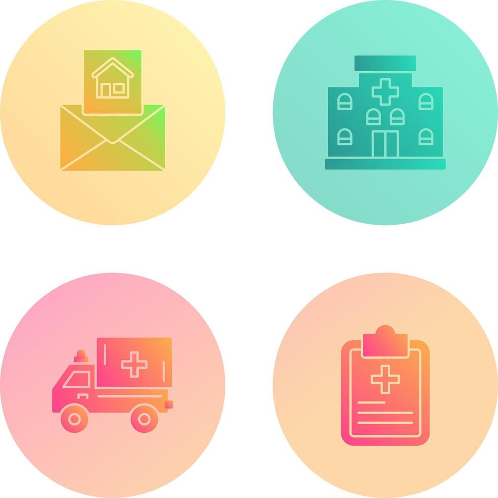 Email and Road sign Icon vector