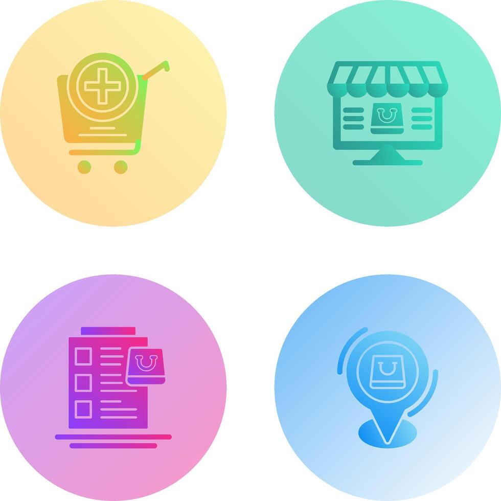 Add to Cart and Online Shopping Icon vector
