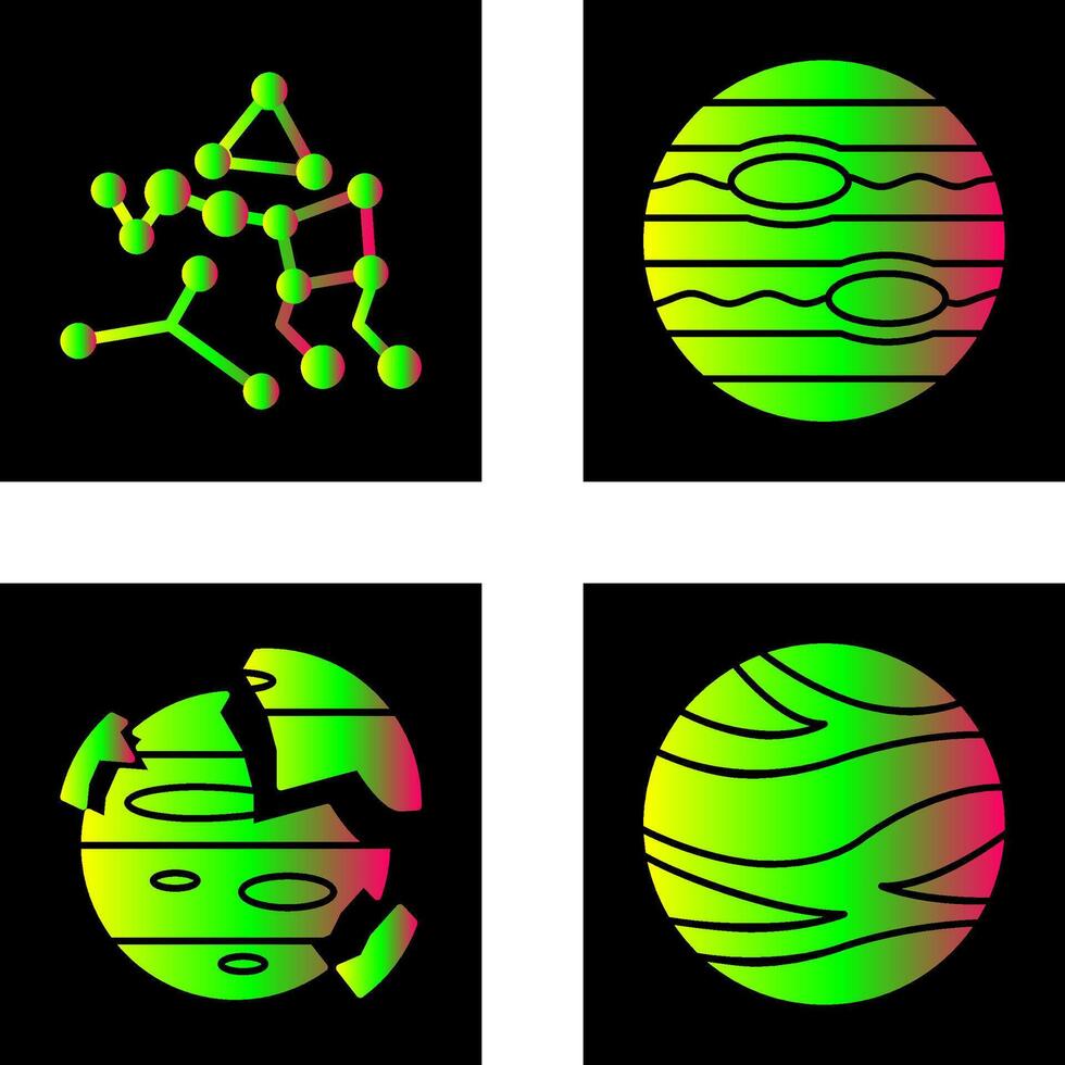ursa major and neptune Icon vector