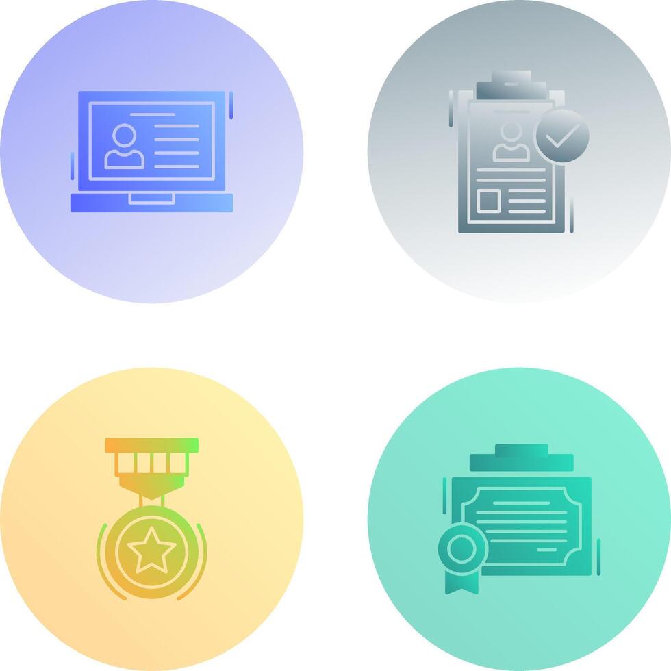 Laptop and Hire Icon vector