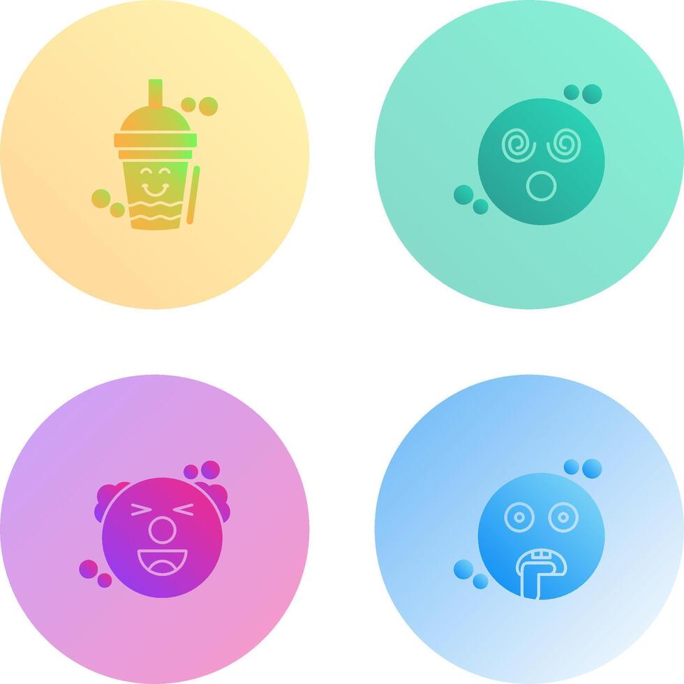 Drink and Dizzy Icon vector