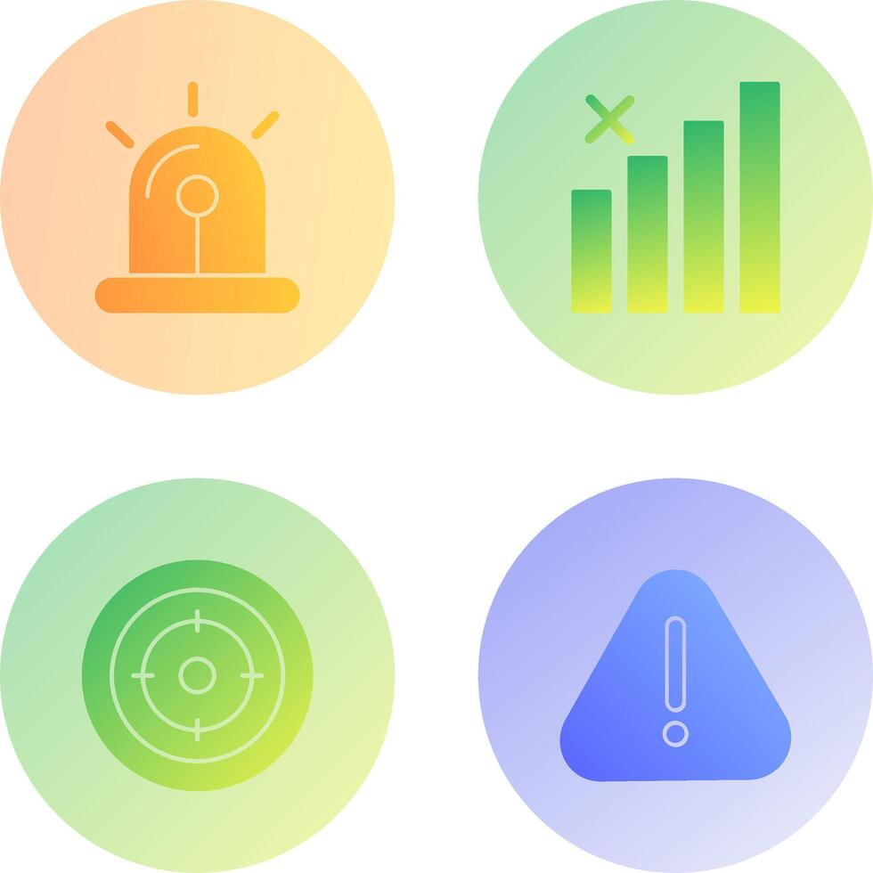 Sire and Block Icon vector