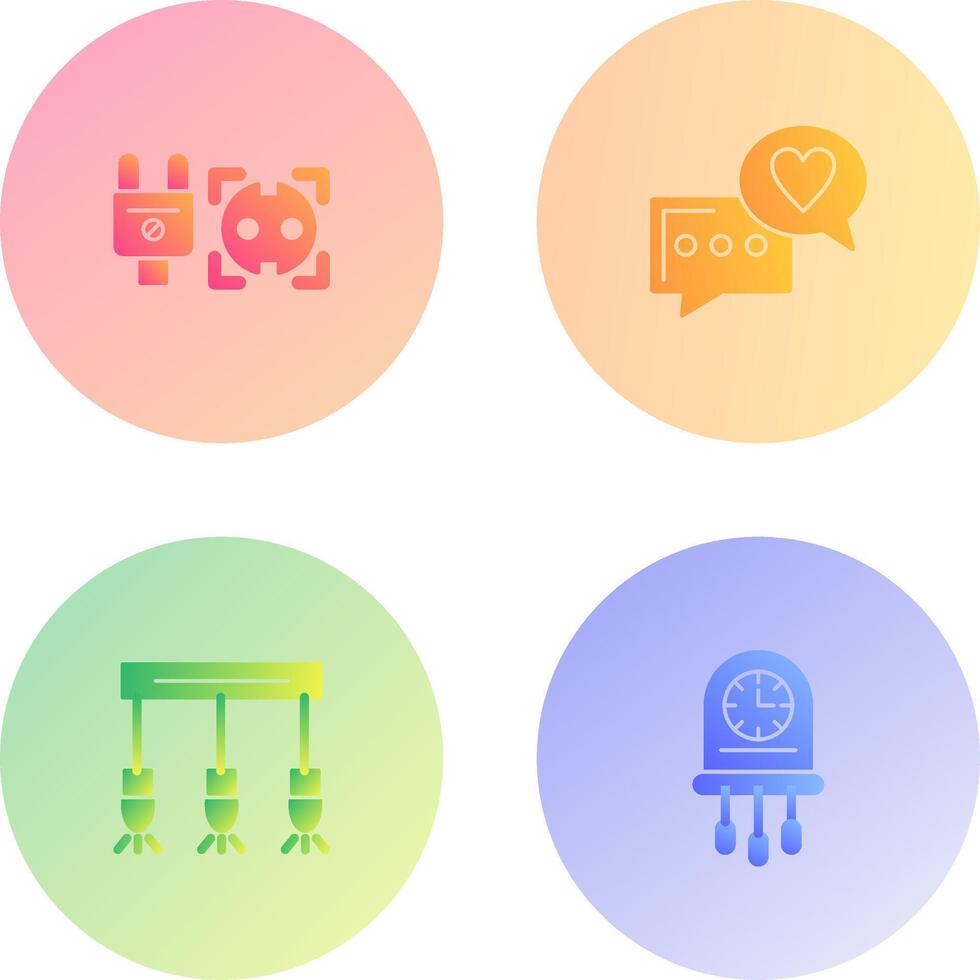 Socket and Chat Icon vector