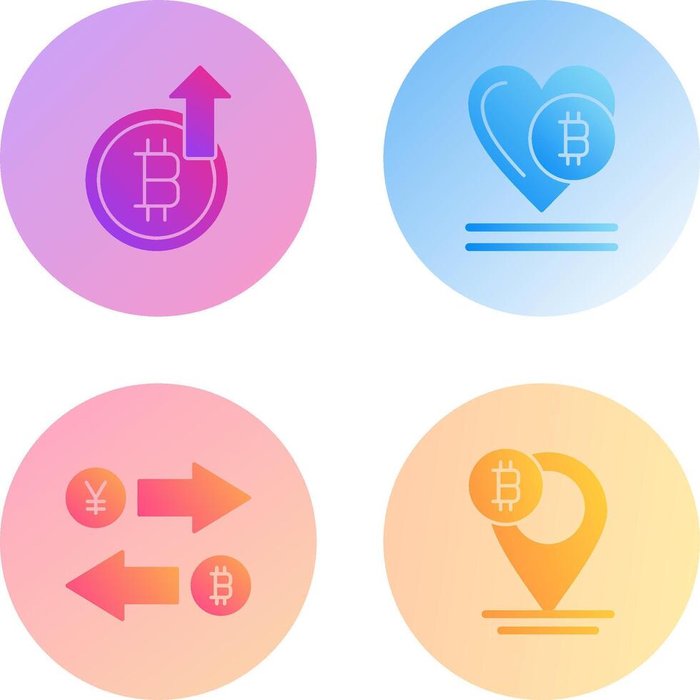 Profit and Heart Icon vector