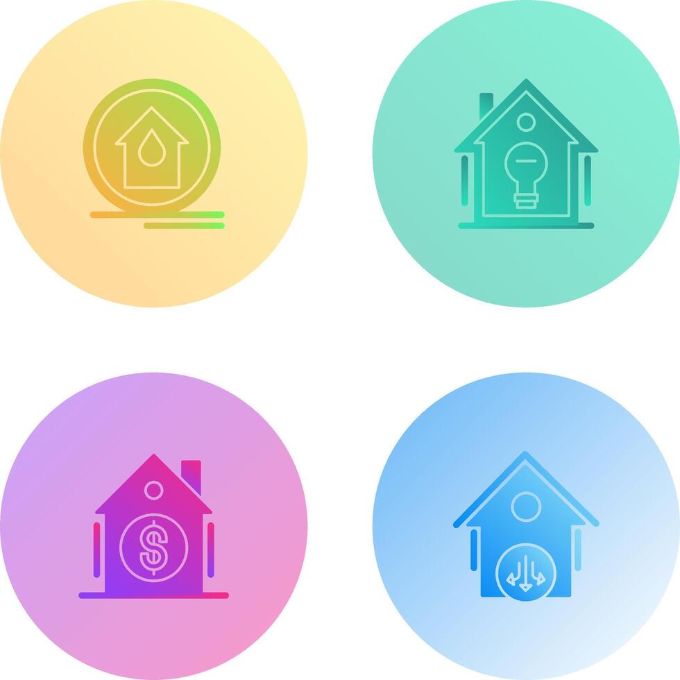 Fire Alarm and Home Automation Icon vector