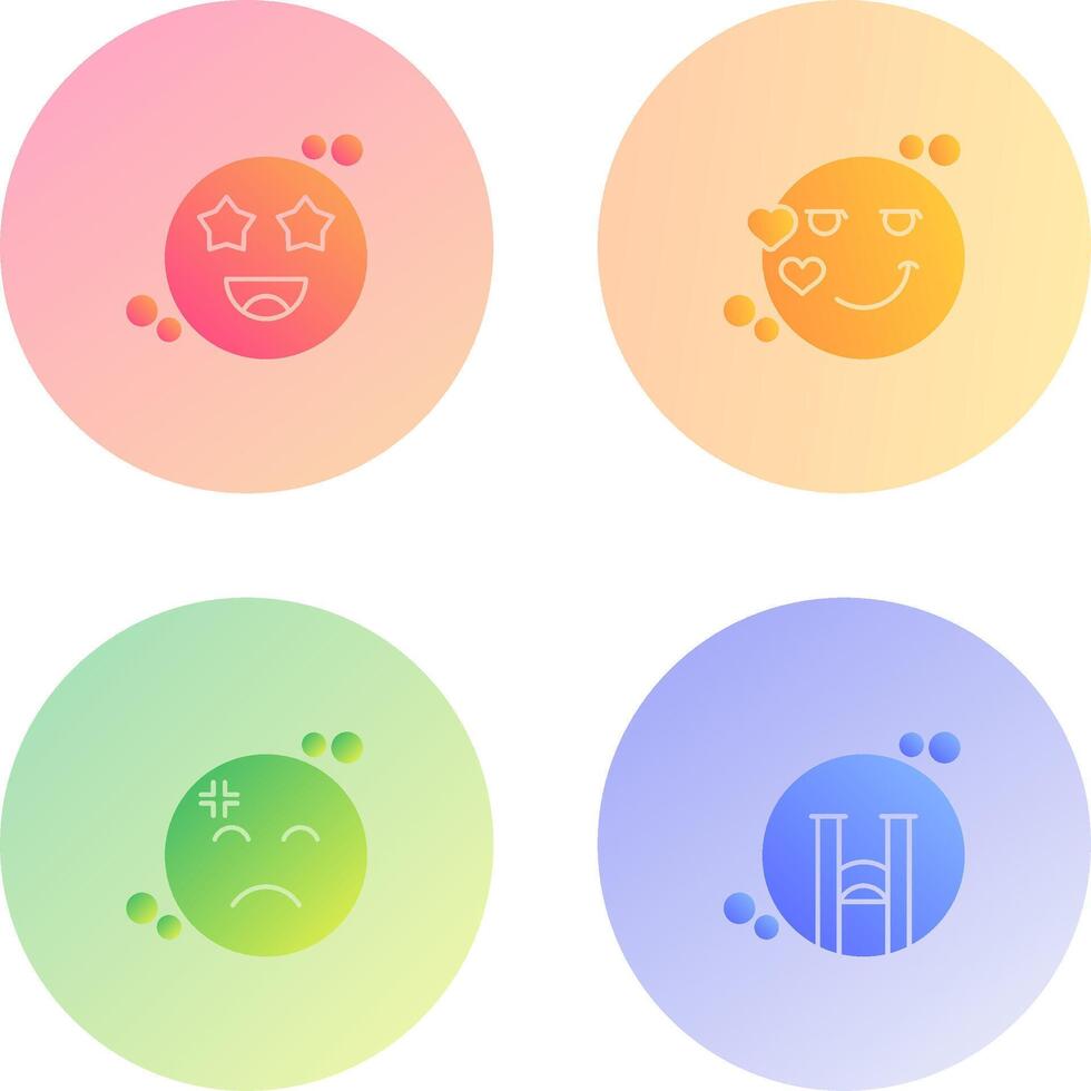 Starstruck and Flirty Icon vector