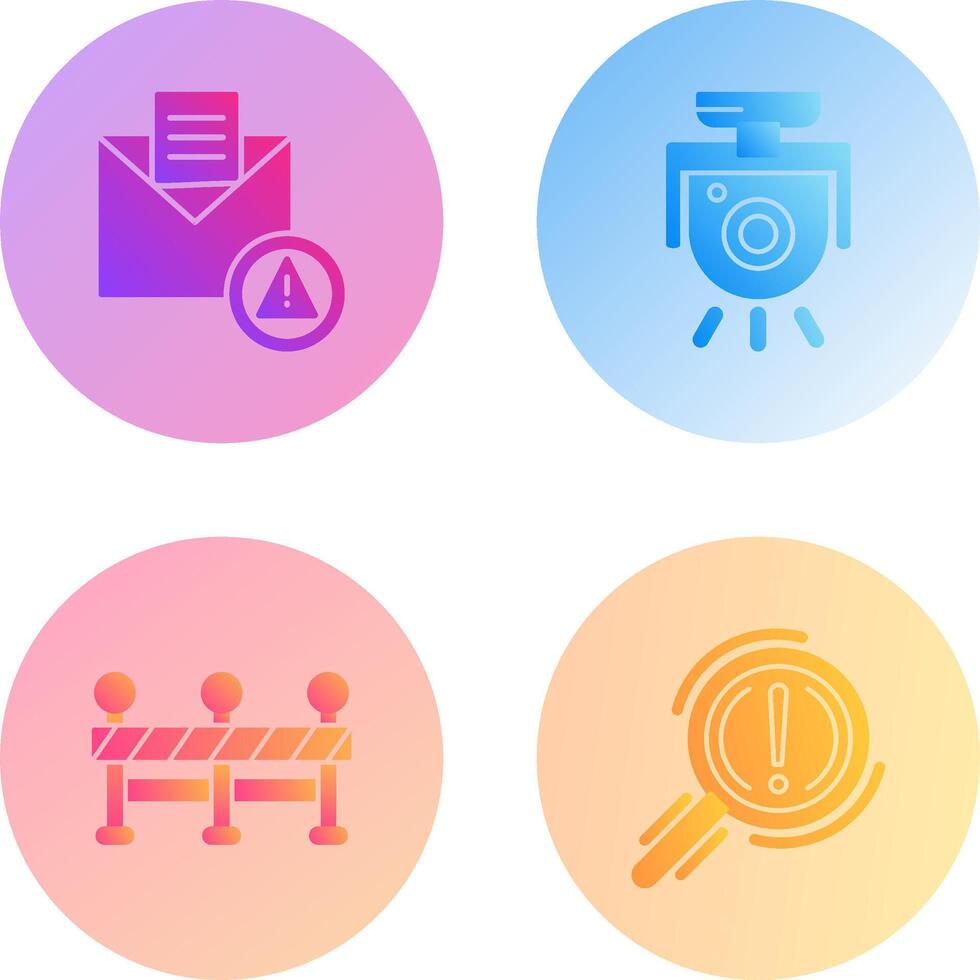 Spam and Security Camera Icon vector