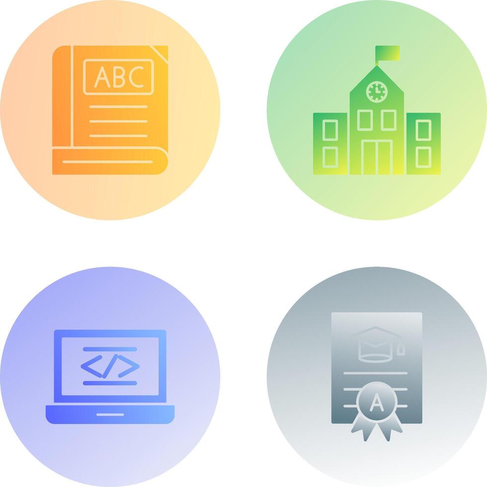 Book and School Icon vector