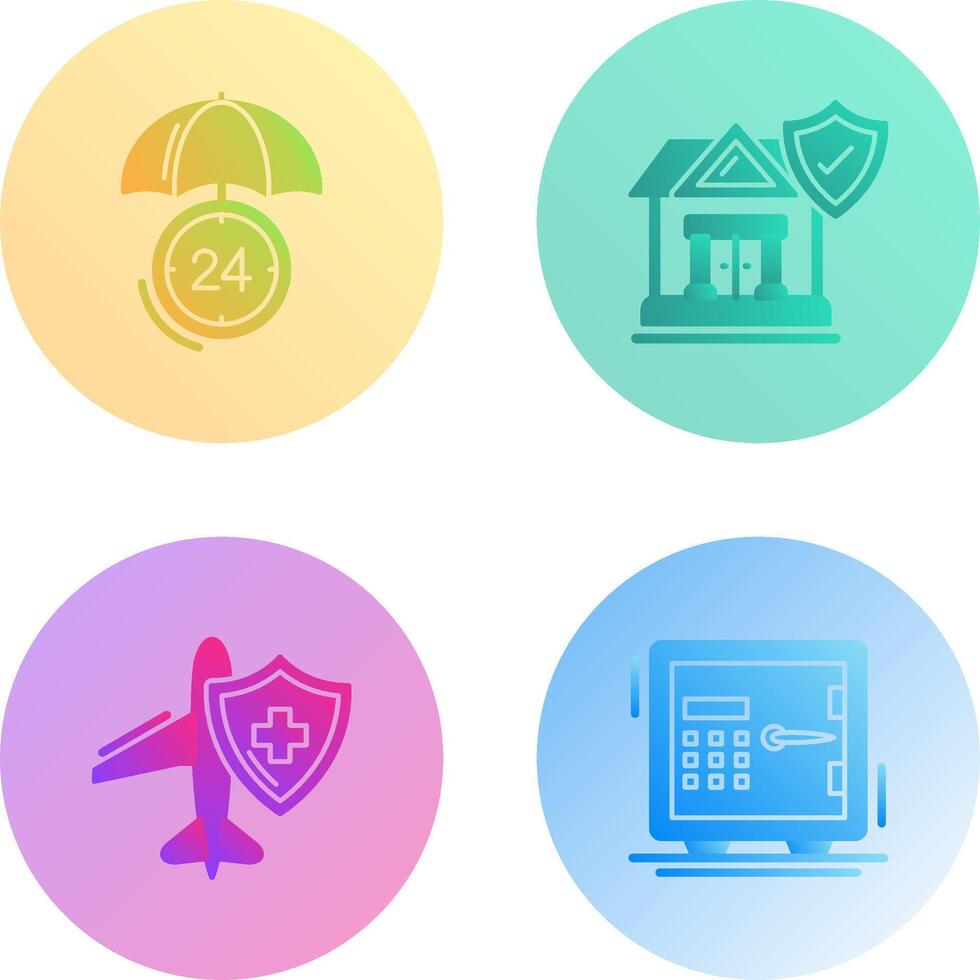 Protection and House Icon vector