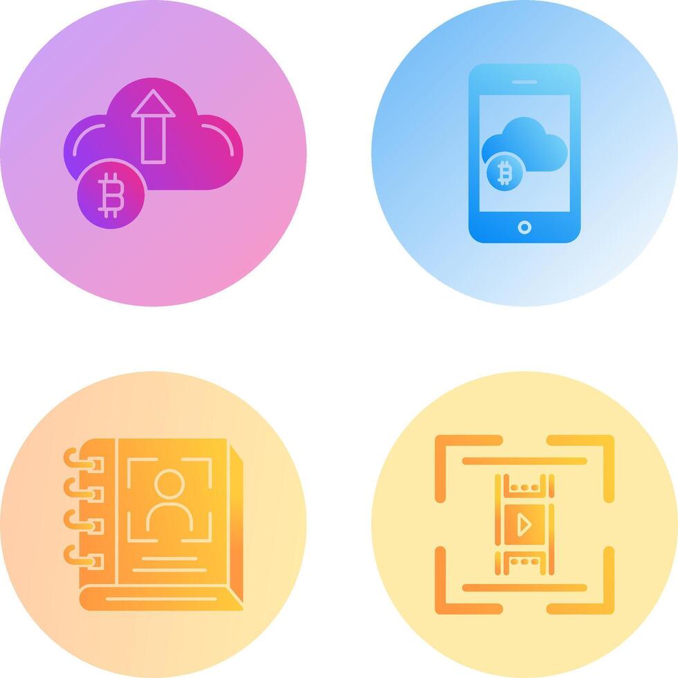 Up Arrow and Cloud Icon vector