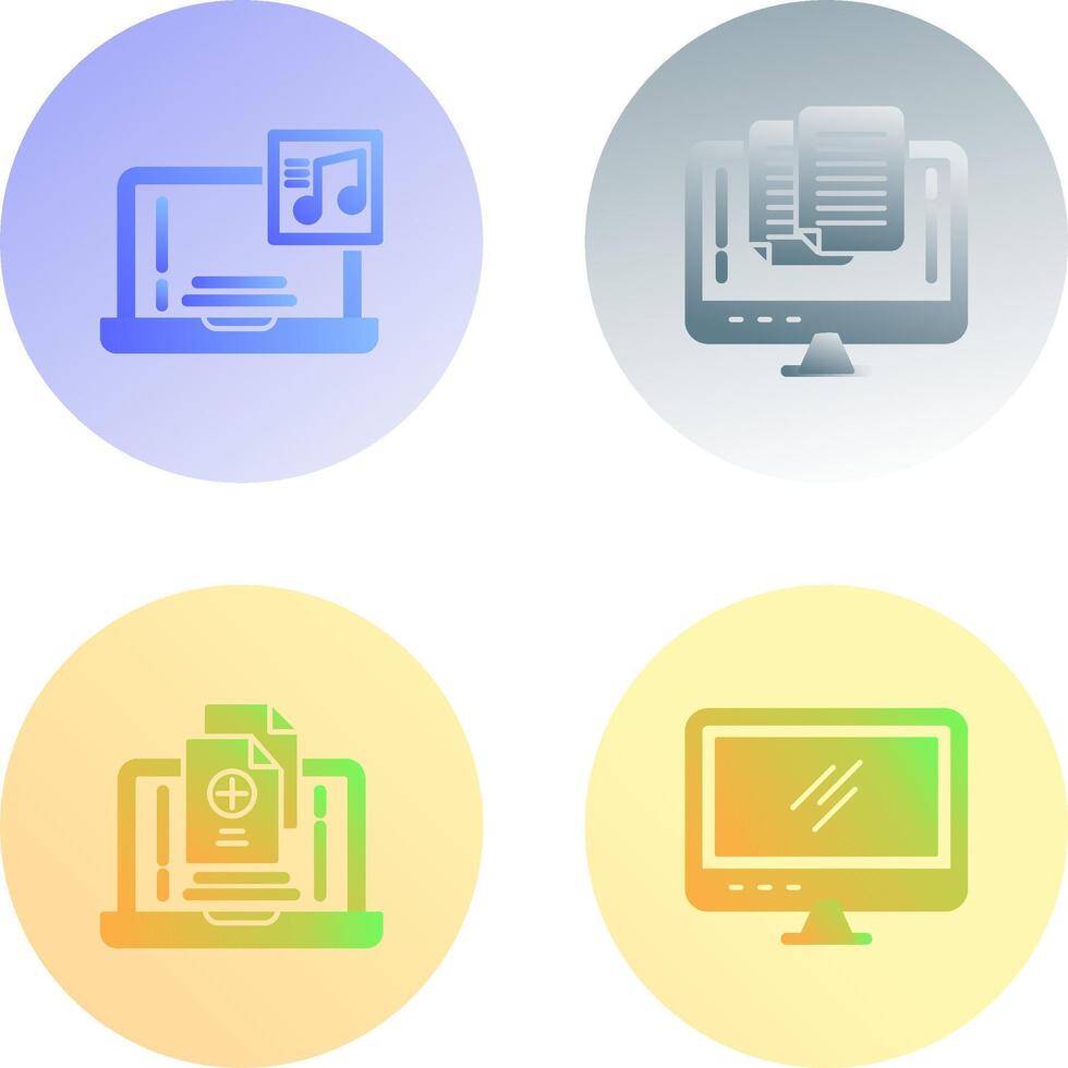 Music and Paste Icon vector