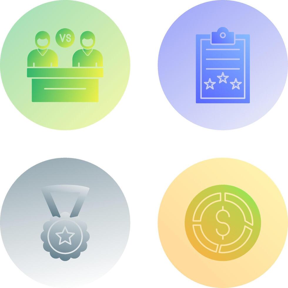 Meeting and Result Icon vector