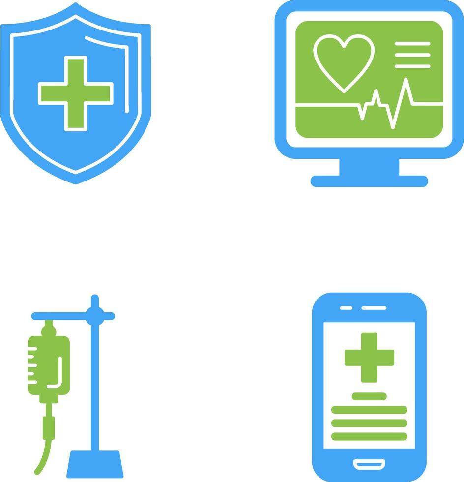 Protection and Plus Icon vector