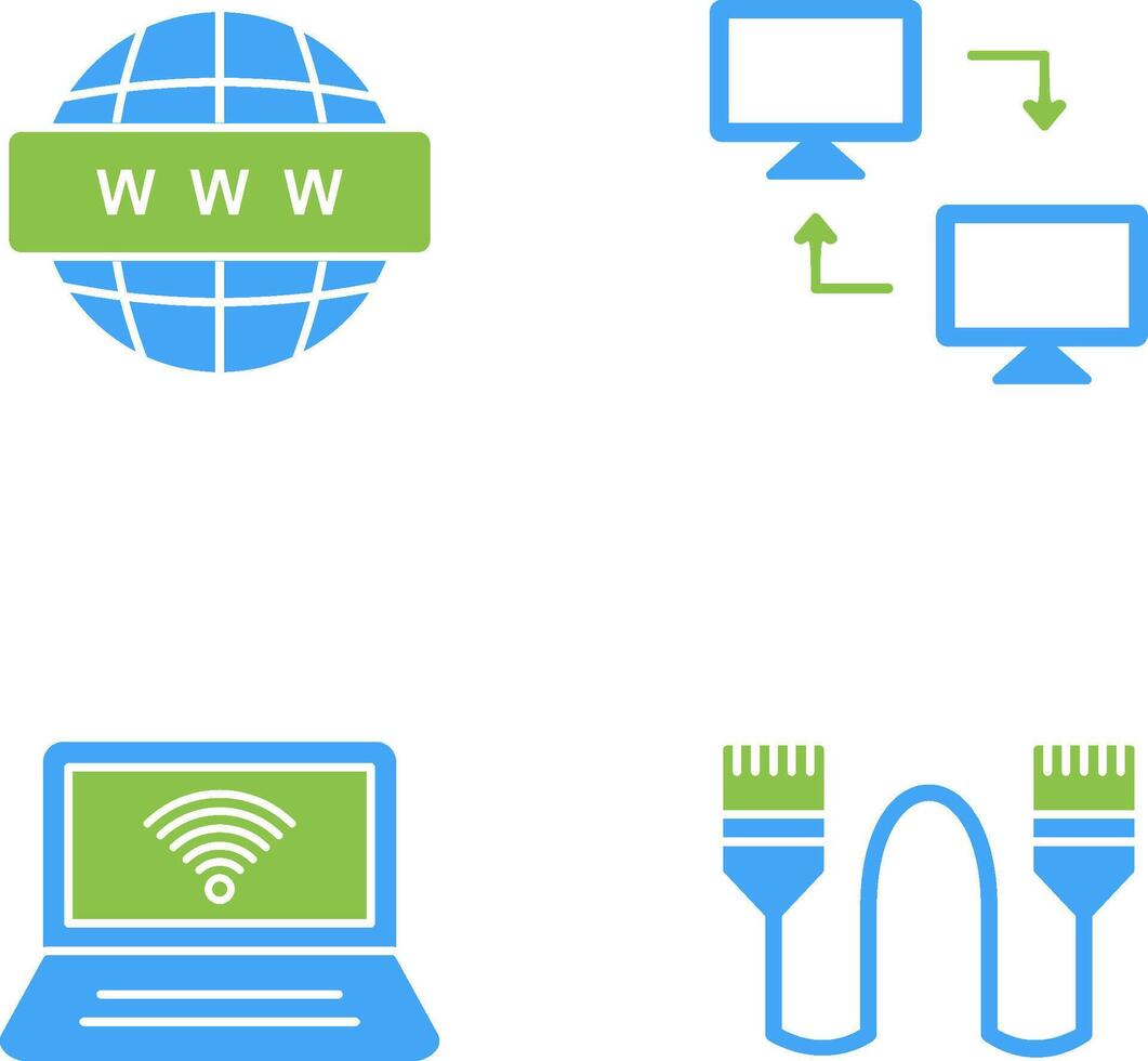 Sharing Systems and World Wide Icon vector