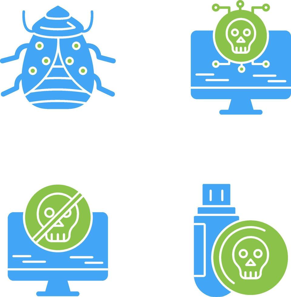 Bug and Virus Icon vector