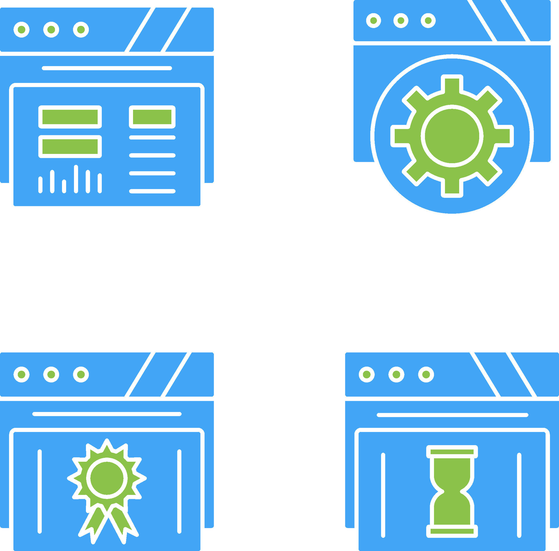 Dashboard and Browser Icon 44691762 Vector Art at Vecteezy